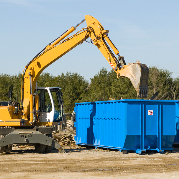 can i choose the location where the residential dumpster will be placed in Saratoga